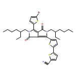 [2,2'-Bithiophene]-5-carbonitrile, 5'-[4-(5-bromo-2-thienyl)-2,5-bis(2-ethylhexyl)-2,3,5,6-tetrahydro-3,6-dioxopyrrolo[3,4-c]pyrrol-1-yl]- 