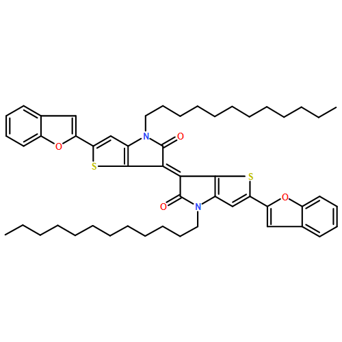 5H-Thieno[3,2-b]pyrrol-5-one, 2-(2-benzofuranyl)-6-[2-(2-benzofuranyl)-4-dodecyl-4,5-dihydro-5-oxo-6H-thieno[3,2-b]pyrrol-6-ylidene]-4-dodecyl-4,6-dihydro-, (6E)- 