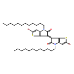 5H-Thieno[3,2-b]pyrrol-5-one, 2-bromo-6-(2-bromo-4-dodecyl-4,5-dihydro-5-oxo-6H-thieno[3,2-b]pyrrol-6-ylidene)-4-dodecyl-4,6-dihydro-, (6E)- 