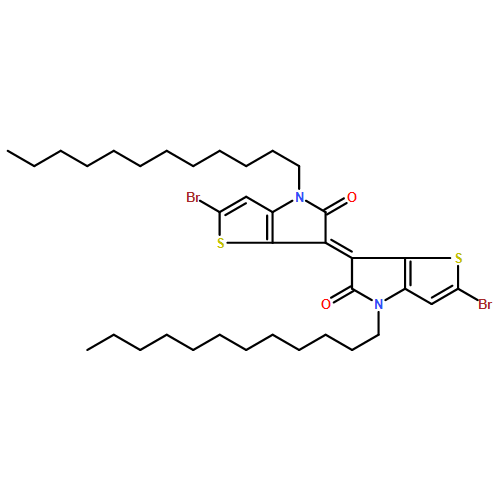 5H-Thieno[3,2-b]pyrrol-5-one, 2-bromo-6-(2-bromo-4-dodecyl-4,5-dihydro-5-oxo-6H-thieno[3,2-b]pyrrol-6-ylidene)-4-dodecyl-4,6-dihydro-, (6E)- 