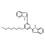 1-Hexanol, 6-[[2,6-bis(1-methyl-1H-benzimidazol-2-yl)-4-pyridinyl]oxy]- 