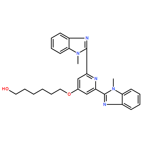 1-Hexanol, 6-[[2,6-bis(1-methyl-1H-benzimidazol-2-yl)-4-pyridinyl]oxy]- 