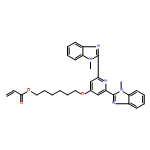 2-Propenoic acid, 6-[[2,6-bis(1-methyl-1H-benzimidazol-2-yl)-4-pyridinyl]oxy]hexyl ester 