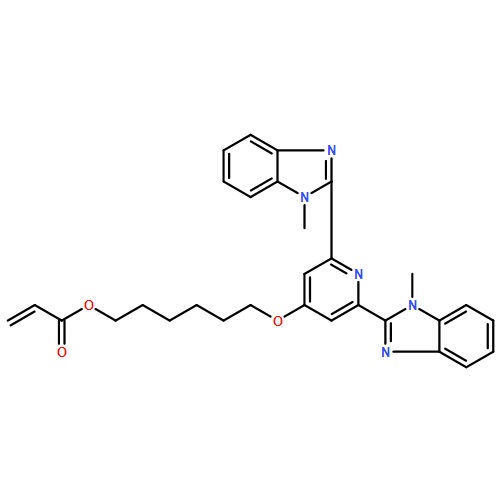 2-Propenoic acid, 6-[[2,6-bis(1-methyl-1H-benzimidazol-2-yl)-4-pyridinyl]oxy]hexyl ester 