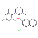 Pyrimidinium, 3,4,5,6-tetrahydro-3-[(2-hydroxy-1-naphthalenyl)methyl]-1-(2,4,6-trimethylphenyl)-, chloride (1:1) 