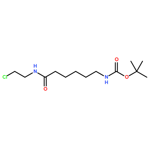 Carbamic acid, [6-[(2-chloroethyl)amino]-6-oxohexyl]-, 1,1-dimethylethyl ester (9CI) 