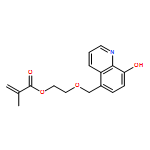 2-Propenoic acid, 2-methyl-, 2-[(8-hydroxy-5-quinolinyl)methoxy]ethyl ester