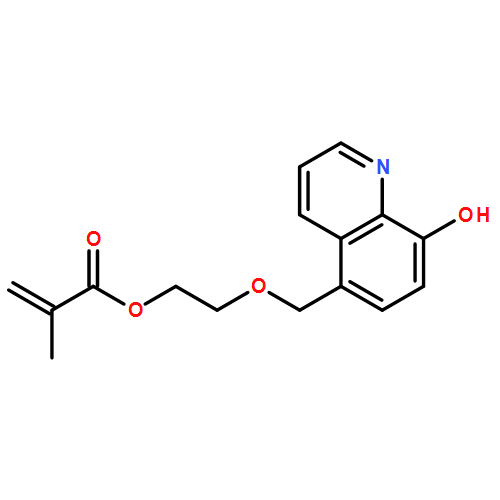 2-Propenoic acid, 2-methyl-, 2-[(8-hydroxy-5-quinolinyl)methoxy]ethyl ester