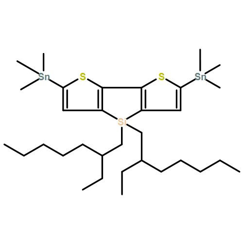 4H-Silolo[3,2-b:4,5-b']dithiophene, 4,4-bis(2-ethylheptyl)-2,6-bis(trimethylstannyl)- 