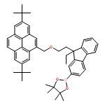 1,3,2-Dioxaborolane, 2-[9-[2-[[2,7-bis(1,1-dimethylethyl)-4-pyrenyl]methoxy]ethyl]-9-ethyl-9H-fluoren-2-yl]-4,4,5,5-tetramethyl-