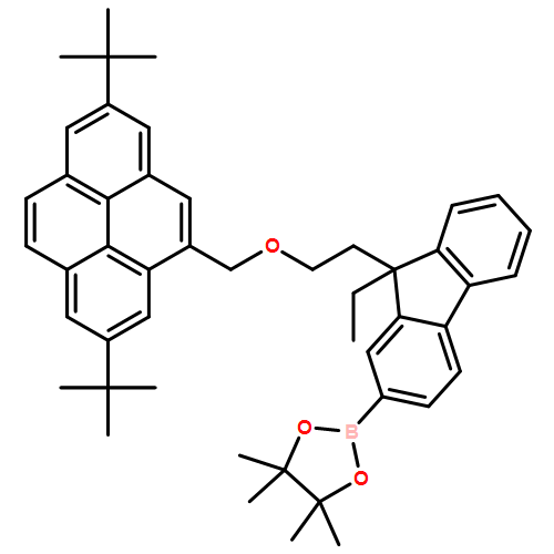 1,3,2-Dioxaborolane, 2-[9-[2-[[2,7-bis(1,1-dimethylethyl)-4-pyrenyl]methoxy]ethyl]-9-ethyl-9H-fluoren-2-yl]-4,4,5,5-tetramethyl-