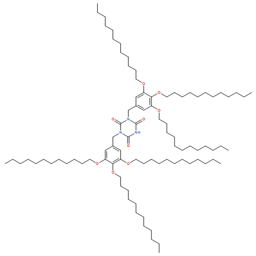 1,3,5-Triazine-2,4,6(1H,3H,5H)-trione, 1,3-bis[[3,4,5-tris(dodecyloxy)phenyl]methyl]- 