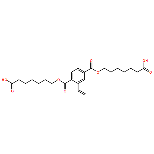 1,4-Benzenedicarboxylic acid, 2-ethenyl-, 1,4-bis(6-carboxyhexyl) ester