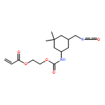 2-Propenoic acid, 2-[[[[5-(isocyanatomethyl)-3,3-dimethylcyclohexyl]amino]carbonyl]oxy]ethyl ester 