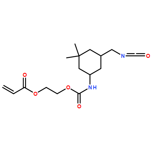 2-Propenoic acid, 2-[[[[5-(isocyanatomethyl)-3,3-dimethylcyclohexyl]amino]carbonyl]oxy]ethyl ester 