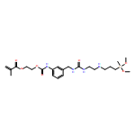 2-Propenoic acid, 2-methyl-, 2-[[[[3-[(9-methoxy-9-methyl-1-oxo-10-oxa-2,5-diaza-9-silaundec-1-yl)amino]methylphenyl]amino]carbonyl]oxy]ethyl ester 