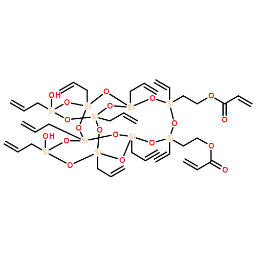 2-Propenoic acid, 1,1'-[(15,17-diethenyl-3,9-dihydroxy-1,3,5,7,9,11,13,19-octa-2-propen-1-yltetracyclo[9.9.1.15,19.17,13]decasiloxane-15,17-diyl)di-2,1-ethanediyl] ester 