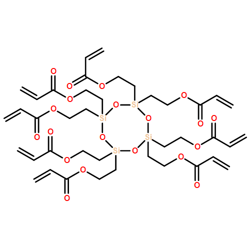 2-Propenoic acid, 1,1',1'',1''',1'''',1''''',1'''''',1'''''''-(cyclotetrasiloxane-2,4,6,8-tetraylideneocta-2,1-ethanediyl) ester 