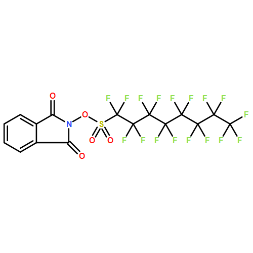 1-Octanesulfonic acid, 1,1,2,2,3,3,4,4,5,5,6,6,7,7,8,8,8-heptadecafluoro-, 1,3-dihydro-1,3-dioxo-2H-isoindol-2-yl ester 