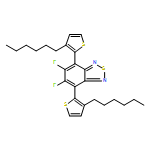 2,1,3-Benzothiadiazole, 5,6-difluoro-4,7-bis(3-hexyl-2-thienyl)- 