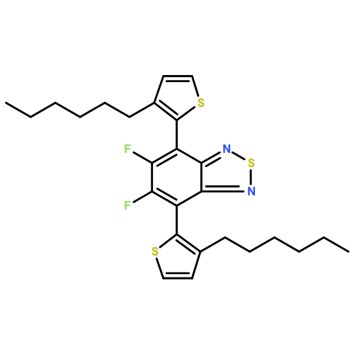 2,1,3-Benzothiadiazole, 5,6-difluoro-4,7-bis(3-hexyl-2-thienyl)- 