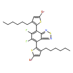 2,1,3-Benzothiadiazole, 4,7-bis(5-bromo-3-hexyl-2-thienyl)-5,6-difluoro- 