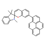 Spiro[2H-1-benzopyran-2,2'-[2H]indole], 1',3'-dihydro-1',3',3'-trimethyl-7-(1-pyrenyl)-