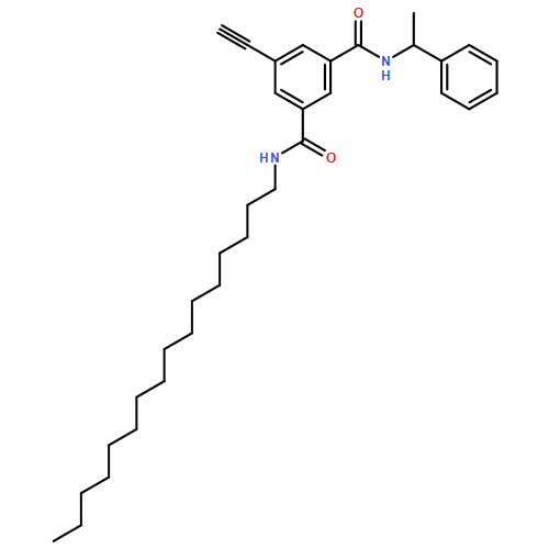 1,3-Benzenedicarboxamide, 5-ethynyl-N1-hexadecyl-N3-[(1S)-1-phenylethyl]-