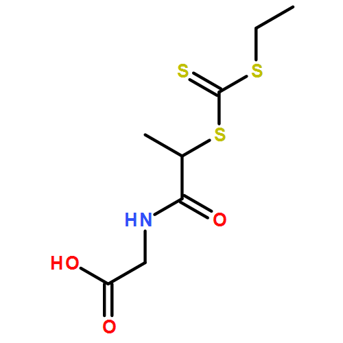 Glycine, N-[2-[[(ethylthio)thioxomethyl]thio]-1-oxopropyl]-