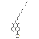 1H-Benz[de]isoquinoline-1,3(2H)-dione, 2-dodecyl-6-(2-thienyl)-