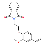 1H-Isoindole-1,3(2H)-dione, 2-[2-(4-ethenyl-2-methoxyphenoxy)ethyl]-