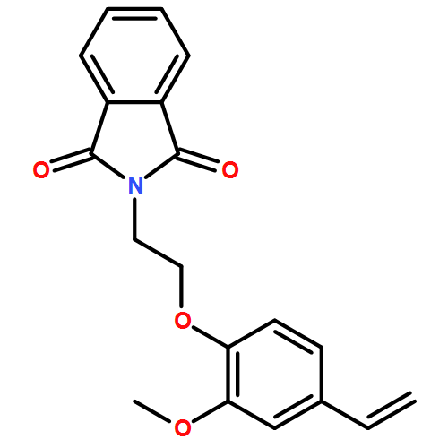 1H-Isoindole-1,3(2H)-dione, 2-[2-(4-ethenyl-2-methoxyphenoxy)ethyl]-