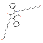 Pyrrolo[3,4-c]pyrrole-1,4-dione, 2,5-bis(8-bromooctyl)-2,5-dihydro-3,6-diphenyl-