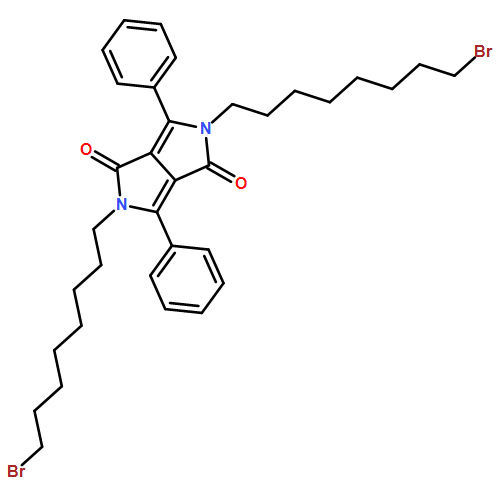 Pyrrolo[3,4-c]pyrrole-1,4-dione, 2,5-bis(8-bromooctyl)-2,5-dihydro-3,6-diphenyl-