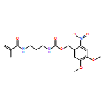 Carbamic acid, [3-[(2-methyl-1-oxo-2-propenyl)amino]propyl]-, (4,5-dimethoxy-2-nitrophenyl)methyl ester (9CI)