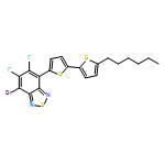 2,1,3-Benzothiadiazole, 4-bromo-5,6-difluoro-7-(5'-hexyl[2,2'-bithiophen]-5-yl)-