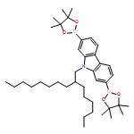 9H-Carbazole, 9-(2-hexyldecyl)-2,7-bis(4,4,5,5-tetramethyl-1,3,2-dioxaborolan-2-yl)-