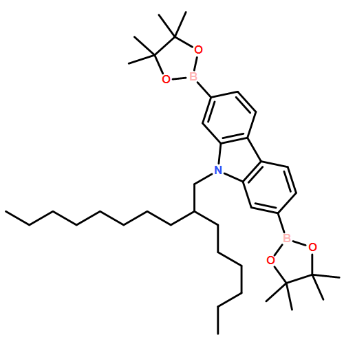 9H-Carbazole, 9-(2-hexyldecyl)-2,7-bis(4,4,5,5-tetramethyl-1,3,2-dioxaborolan-2-yl)-