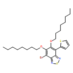 2,1,3-Benzothiadiazole, 4-bromo-5,6-bis(octyloxy)-7-(2-thienyl)-