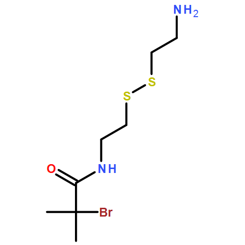 Propanamide, N-[2-[(2-aminoethyl)dithio]ethyl]-2-bromo-2-methyl- 