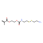 2-Propenoic acid, 2-methyl-, 2-[[[[2-[(2-aminoethyl)dithio]ethyl]amino]carbonyl]oxy]ethyl ester 