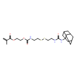 2-Propenoic acid, 2-methyl-, 4,13-dioxo-13-(tricyclo[3.3.1.13,7]dec-1-ylamino)-3-oxa-8,9-dithia-5,12-diazatridec-1-yl ester 