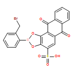 Anthra[1,2-d]-1,3,2-dioxaborole-4-sulfonic acid, 2-[2-(bromomethyl)phenyl]-6,11-dihydro-6,11-dioxo- 