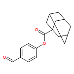 Tricyclo[3.3.1.13,7]decane-1-carboxylic acid, 4-formylphenyl ester 