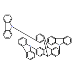 9H-Carbazole, 9,9',9''-(9,10-dihydro-9,10[1',2']-benzenoanthracene-2,6,14-triyl)tris- 