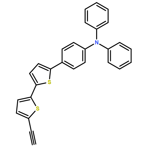 Benzenamine, 4-(5'-ethynyl[2,2'-bithiophen]-5-yl)-N,N-diphenyl- 