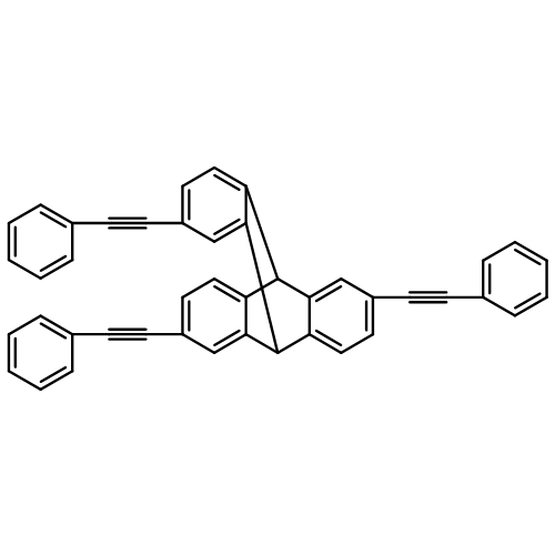 9,10[1',2']-Benzenoanthracene, 9,10-dihydro-2,6,14-tris(2-phenylethynyl)- 