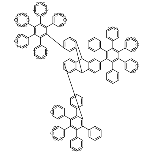 9,10[1',2']-Benzenoanthracene, 2,6,14-tris(4',5',6'-triphenyl[1,1':2',1''-terphenyl]-3'-yl)- 