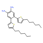 1,2-Benzenediamine, 4,5-bis(5-hexyl-2-thienyl)- 