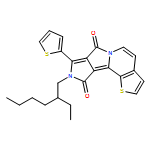 7H-Pyrrolo[3,4-a]thieno[3,2-g]indolizine-7,10(9H)-dione, 9-(2-ethylhexyl)-8-(2-thienyl)- 